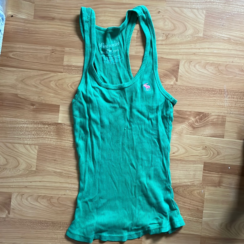 Green Abercrombie Tank (Size 4)